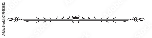 Gothic decorative lines