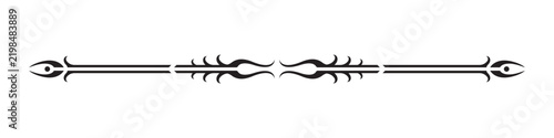 Neo tribal ornamental frame