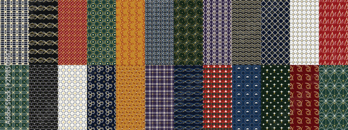 Japanese Patterns Collection with Diverse Geometric Designs and Textures. Traditional Textile Motifs, Seamless Backgrounds, and Decorative Elements.