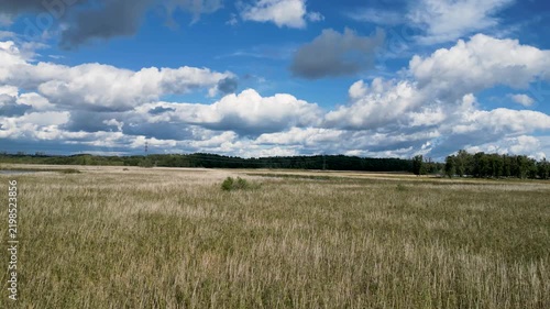 Drone Flight Over Lammassaari Nature Area in Helsinki, Finland