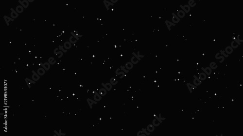 Cinematic Glowing Stars Loop