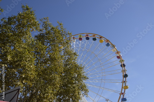 Ferris wheel at a funfair
