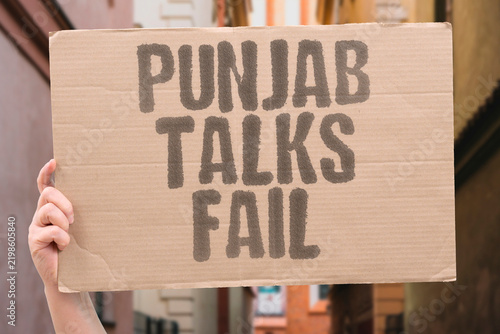 Fotografie "Punjab talks fail" Government and farmers deadlock over prices