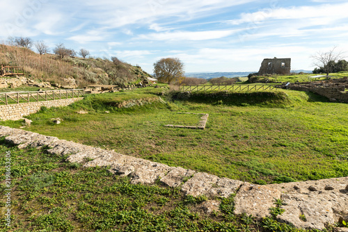 Natural Landscapes of The Archaeological Park of Morgantina (The Agora) in Enna Province, Sicily, Italy. (Part I)