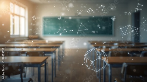Future of Education: AI & Geometric Tech Transform Modern Classrooms & Digital Learning Spaces