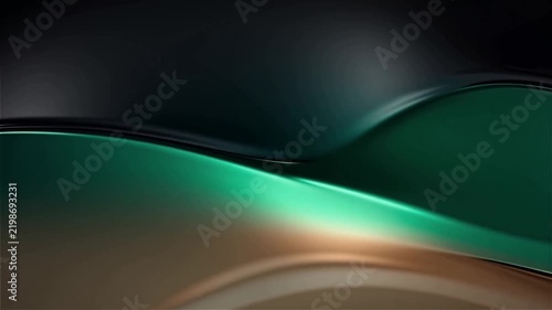 Premium Black Forest Green Emerald and Bronze Abstract Gradient Background