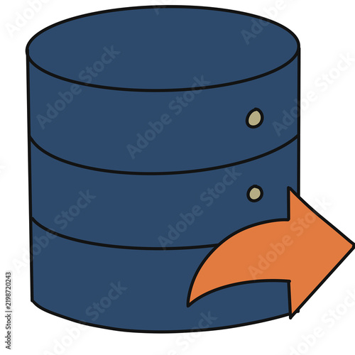 database server storage icons