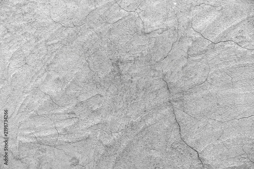 old gray dirty cement wall broken or loft stain white paint and cracked concrete table top view for empty floor background or retro backdrop construction to vintage wallpaper or arid soil mud and lime
