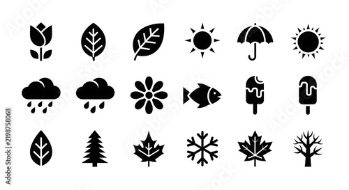 Weather and nature icons
