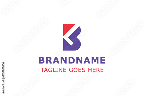 Letters BL or LB Monogram Modern Logo, suitable for any business with LB or BL Initials
