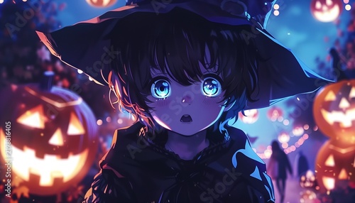 Cute Anime Cartoon Boy Character Illustration