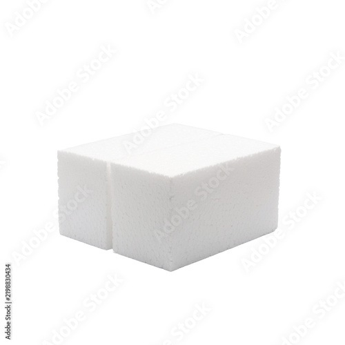 Plakat Rigid Foam Insulation Sample with Exposed Cellular Cross Section
