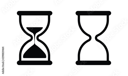 hourglass vector illustration on transparent background . Sand watch icon set. Hourglass symbol. vector illustration EPS10