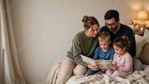 Family threading popcorn garland for Christmas tree decoration. Authentic candid moment of happy multi-generational family celebrating Christmas and winter holidays together at home. What does a