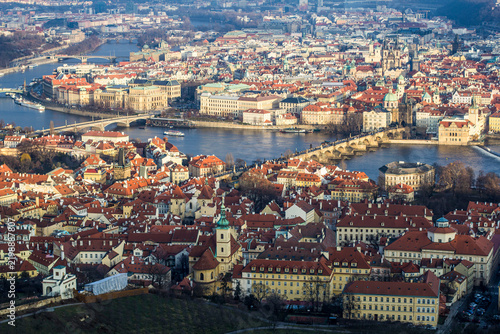 Cuadro en lienzo panorama of prague
