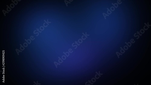 Soft glowing black and navy blue lights drifting on dark background, seamless abstract gradient loop for corporate titles and night themes