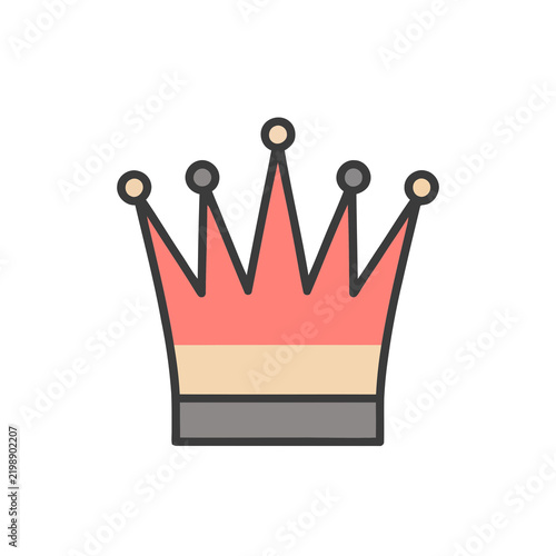 Obraz na płótnie Crown icon