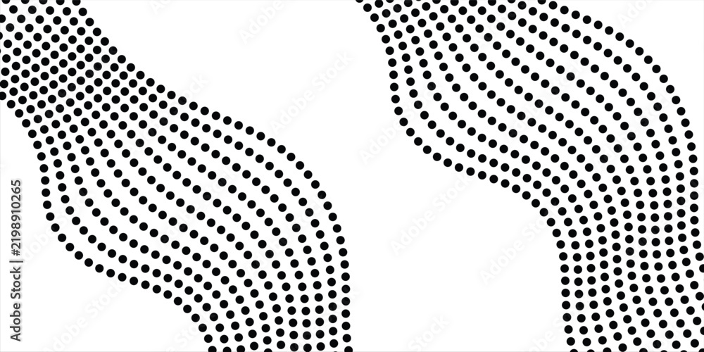 Fototapeta premium Abstract hypnotic pattern with black-white striped lines. Psychedelic background. Op art, optical illusion. Modern design