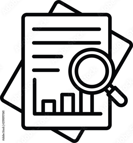Hand-drawn Boy Gathering Data