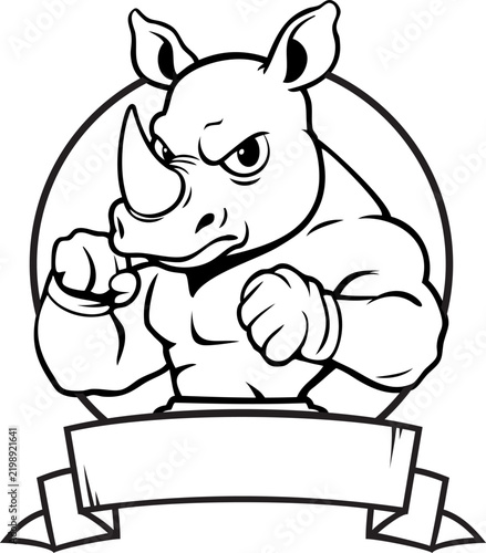 rhinoceros-kickboxer.eps
