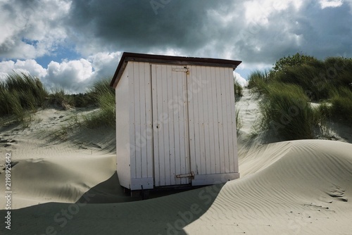 Obraz na plátne A photograph of a favorite spot in the North Sea dunes—pure peace and relaxation