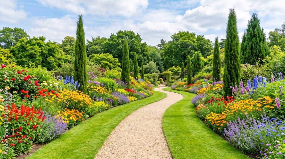 Obraz premium The Quiet Garden Walk