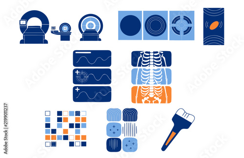 Medical Imaging and Diagnostic Technology – Vector Collection
