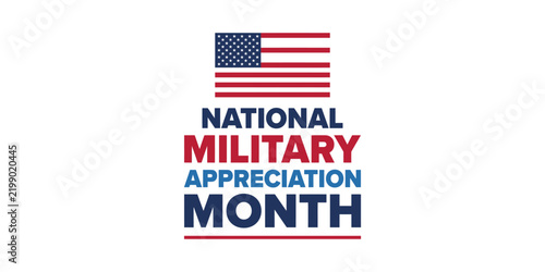 National military appreciation month graphic