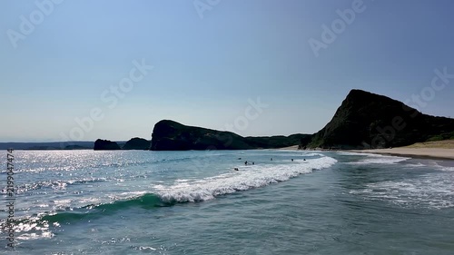 種子島屈指のサーフポイントである竹崎海岸