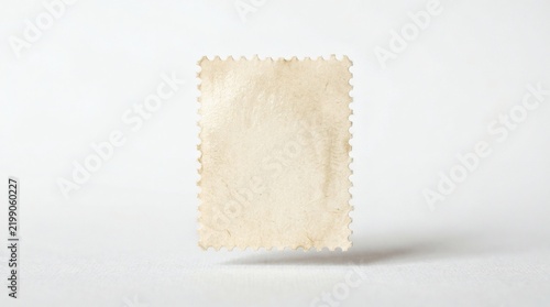 vintage postage stamp frame mockup, blank aged paper postage stamp, retro postage stamp mockup for design