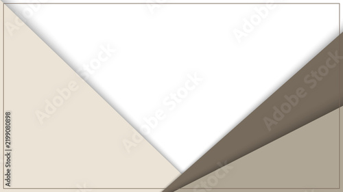 Abstract banner template stripes pattern on white background.