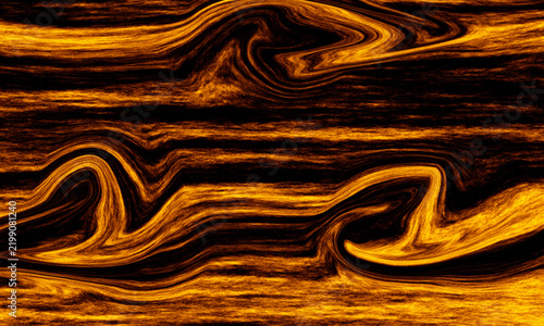 Fiery orange liquid wood grain texture for bold abstract graphic design.