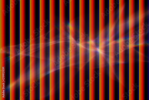 Vibrant vertical stripes with glowing light effects for abstract backgrounds