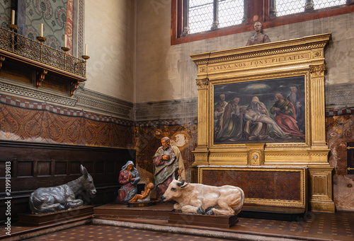 Obraz na plátně Birth of Jesus and Lamentation of Christ in Bologna