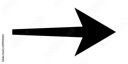 Black arrow icon pointing to the right