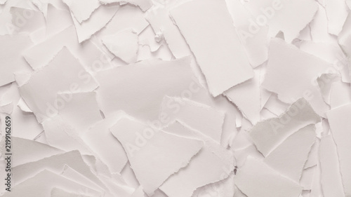 Foto Empty white paper pieces as a background.