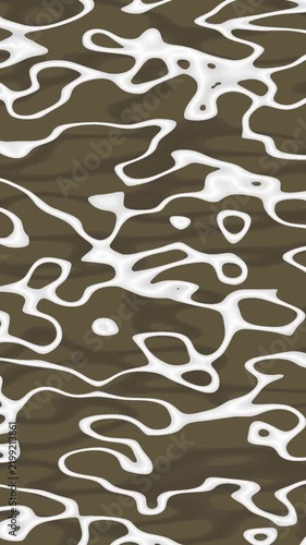  Water Cartoon Vertical 4K Animation for Playful and Dynamic Visuals (Green Screen)