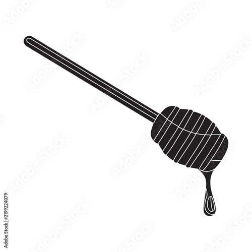 Honey Dipper with Dripping Honey