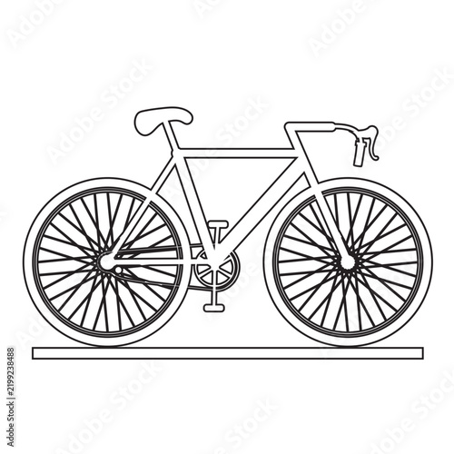 Bicycle outline icon