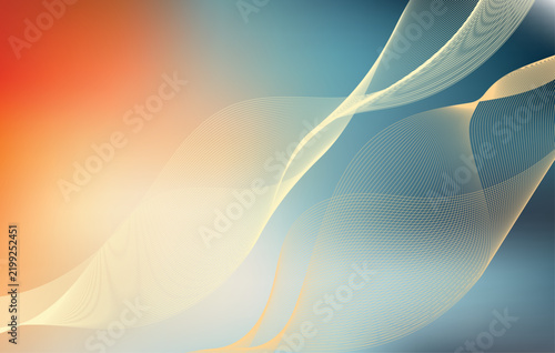 Abstract Wavy Elegant Lines Background use for web and banner design.