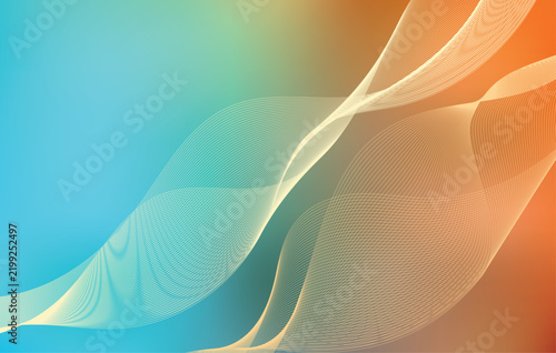 Abstract Wavy Elegant Lines Background use for web and banner design.