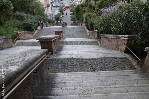 Obraz na płótnie Steile Treppe