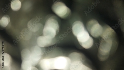 Abstract Blurry Silver Bokeh Lights Defocused Glimmer Texture Background