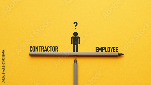 Employee vs Contractor employment classification, independent worker status, labor rights, hiring contract, workplace legal compliance and employment law comparison