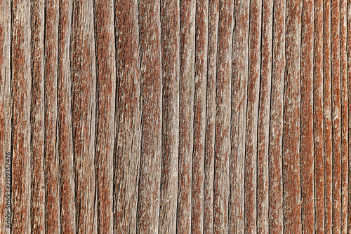 Фотография Weathered wooden boards closeup