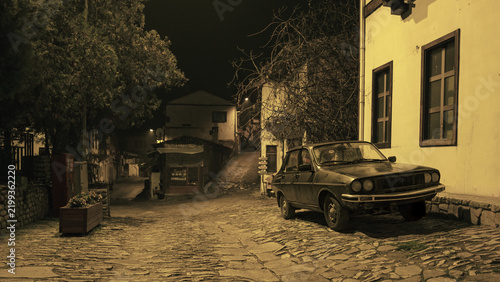 Old car in the streets of Safranbolu. Turkey 