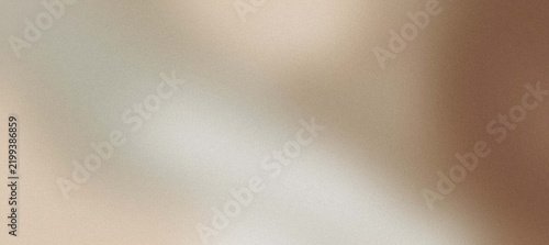 Fotografie Soft beige and taupe grainy gradient background with fine noise texture and mute