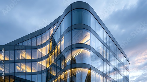 Pristine architectural glass displaying delicate reflections of soft atmospheric light without recognizable surroundings premium minimal commercial material composition