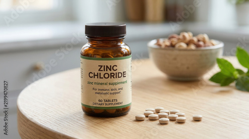 Zinc Chloride Mineral Supplement For Immune And Skin Health