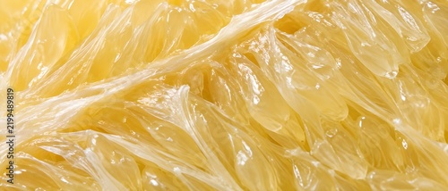 Pomelo Citrus Flesh Closeup